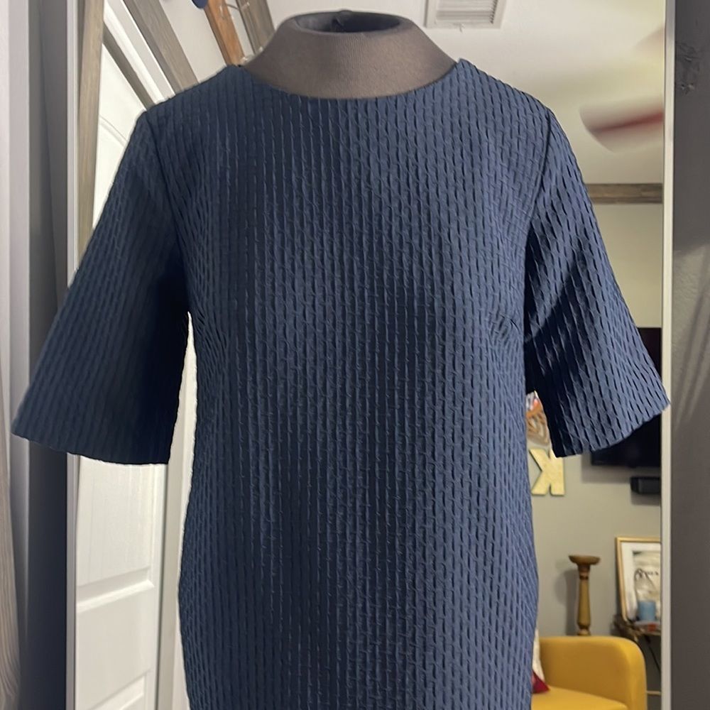 FRNCH Adorable navy blue dress Size: Small - Picture 3 of 10